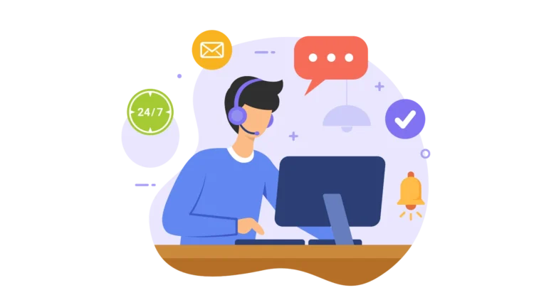 Expert AI Call Centre Development Services | Associative Pune